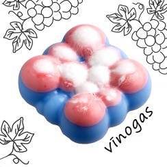 Ar rokām darinātas ziepes ar vīnogu aromātu. Roku darbs. Ar rokām darinātas ziepes ar vīnogu aromātu. Roku darbs.