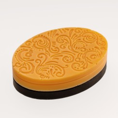 Kazas piena un kokogles ziepes ar persiku aromātu Kazas piena un kokogles ziepes ar persiku aromātu