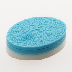 Handmade Shea butter soap with blackcurrant scent Handmade Shea butter soap with blackcurrant scent