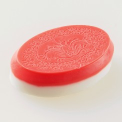 Goat milk soap with wild strawberries scent Goat milk soap with wild strawberries scent